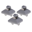 3pcs Inner Sun Visor Hook Clip Bracket 8U0857562A For A4L Q5 A5 Q3 12-17 A6