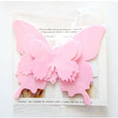 12Pcs Stereoscopic Butterfly Wall Stickers Living Kids Bed Room Decor Pink A