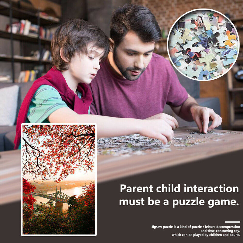 1000 Pieces Adults Kids Paper Jigsaw Puzzles Overlook Assembling Picture