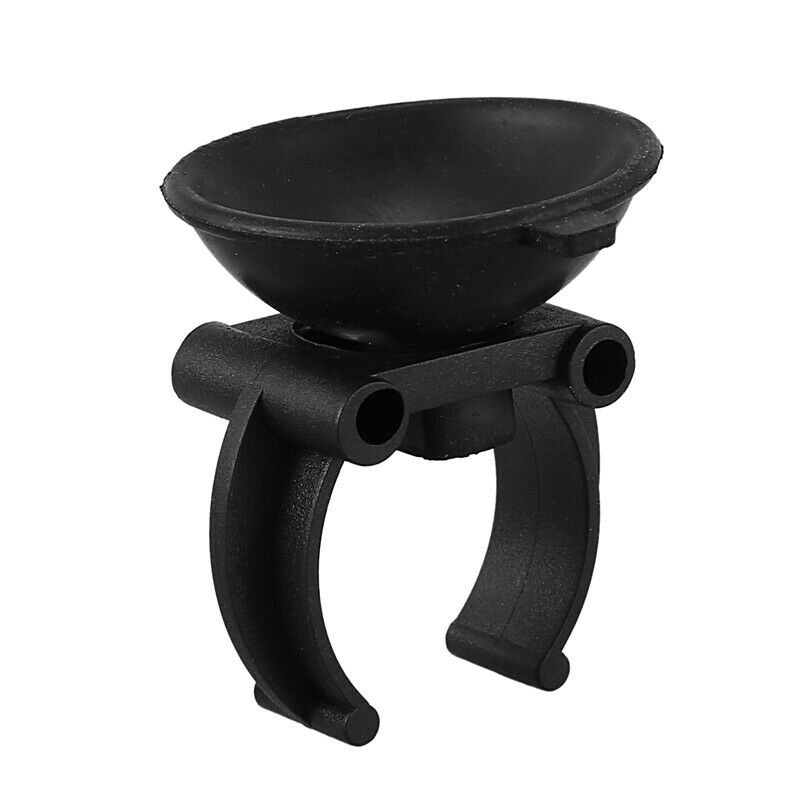 Suction Cup Aquarium Heater Clip Air line Holder 33mm Dia 15pcs Black Q8J8