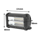 Car Truck LED Work Lamp Bar 5 inch 72W 8000LM IP67 Driving Off-road Strobe Light