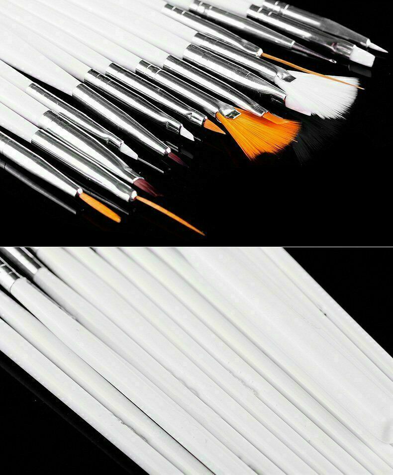 15X Nail Art UV Gel Design Brush Set  Painting Pen Manicure Tips Tackle Set S2Y4