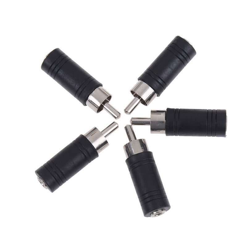 3.5mm Jack to RCA Audio Adapter Converter Connector Socket Plug