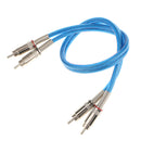 Dual RCA to RCA Audio Video AV Cord for HDTV DVD VCR Stereo Cable 0.5meter
