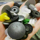 500pc Car Plastic Rivet Bumper Fender Retainer Fastener Flaps Push Gifts