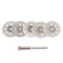 60pc Diamond Cutting Discs Sanding Grinding Wheel Circular Saw Blade Woodw COW
