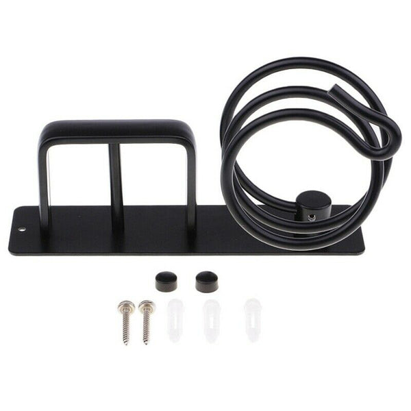 Aluminum Wall Mounted Hair Dryer Rack Organizer Hair Dryer Straightener Hol S3N1