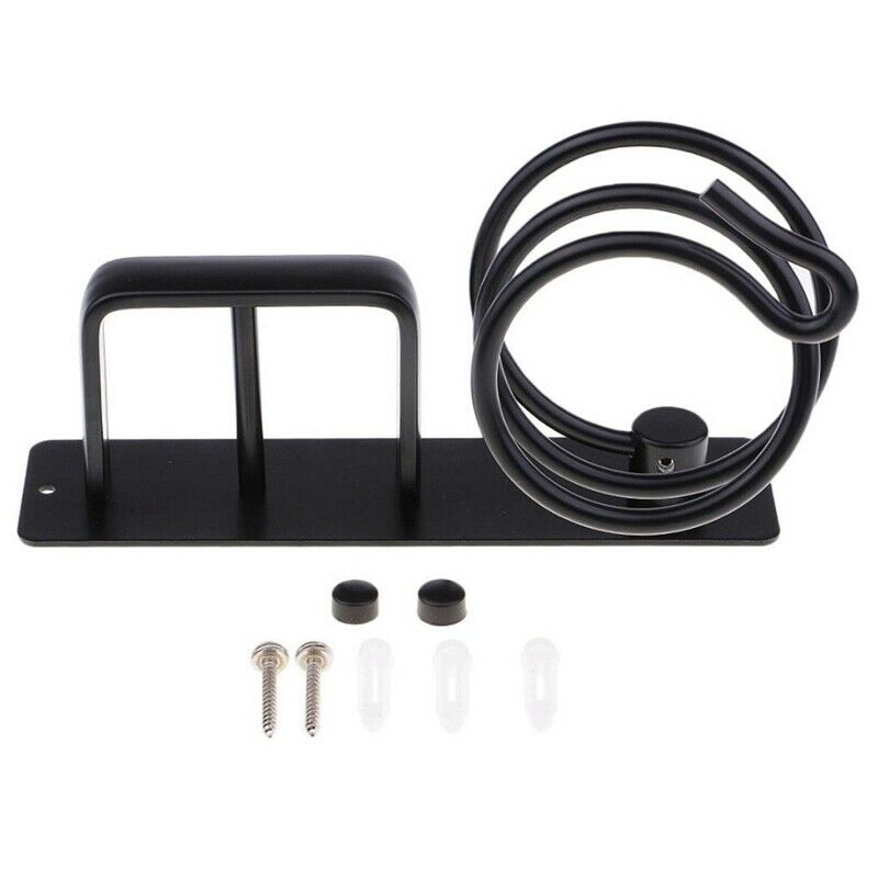 Aluminum Wall Mounted Hair Dryer Rack Organizer Hair Dryer Straightener Hol S3N1