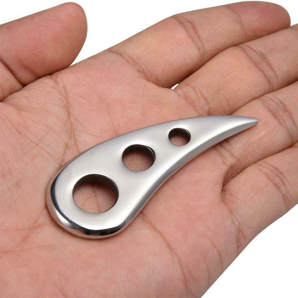 Mini Massager Scraper Board Facial Neck Arm Massage Relaxation Stainless Steel