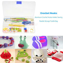 Double-head Knitting Needle Tool Aluminum Crochet Hook Needlework Craft Set