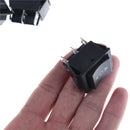 5pcs 6 Pin DPDT Black Button On/Off/On  Switch AC 250V/16A 125V/20A FT