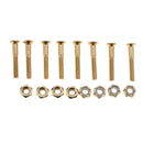 Skateboard Hardware Set Carbon Steel Mounting Screws Nuts Set Skateboarding