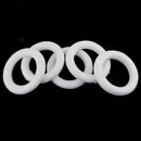 10x White DIY Circle Ring Styrofoam Foam Material for Xmas Art Craft 110mm