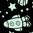 Wall Stickers Cartoon Twinkle Star Moon Glow In The Dark Luminous Decals De W1A2