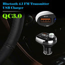 T61 USB Charger Bluetooth FM Transmitter Wireless Handsfree Car Kit MP3 Player