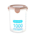 Kitchen Food Container Seal Pot Tea Coffee Candy Storage Tank Plastic Cerea E8O7