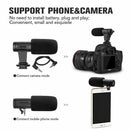 Portable Camera Microphone, Rabbit Hair Video Interview Microphone Directio O4B3