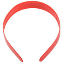 Ladies Red Plastic Teeth Hair Hoop Headband Ornament
