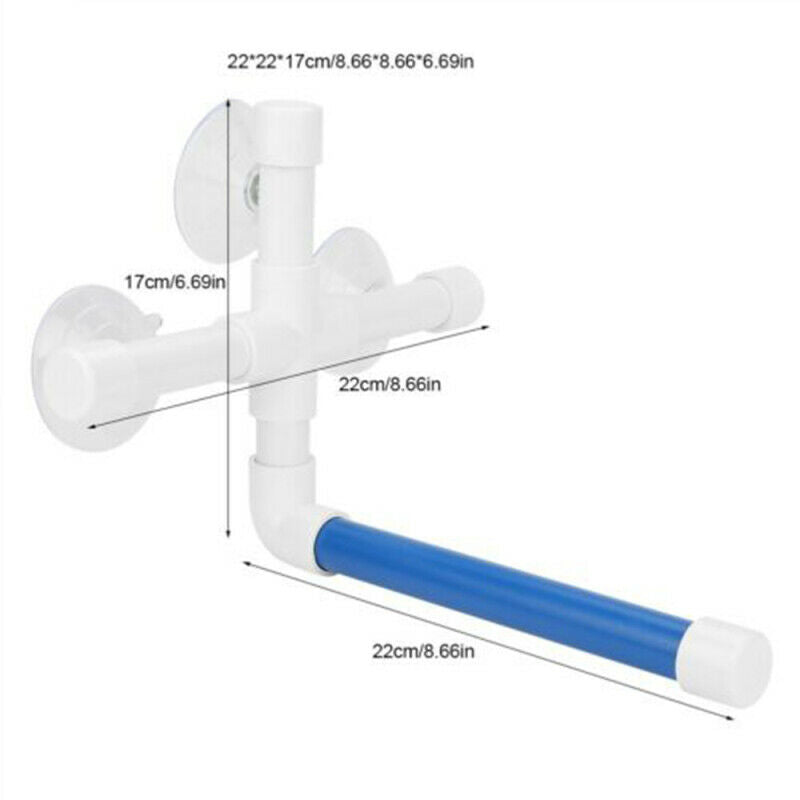 Bird Bath Perch Suction Cup Shower Stand for Bird Parrot Macaw Paw Bathi RWC
