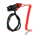 Universal Engine Emergency Stop Switch Safety Kit for 7/8'' inch Handlebar, New