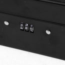 Small Cash Box Piggy Bank Money Box With Combination Lock For Security Black
