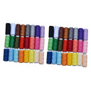 200yards 48 Spools Polyester Sewing Thread Set for Craft Hand Machine 24 Colors