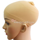 Flexibility Nude Unisex Stocking Wig Hair Liner Weaving Cap Snood Nylon Stretch