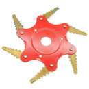 6T Blade 65Mn Manganese Steel Brush Cutter Lawn Mower Grass Trimmer Head