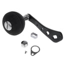 Fishing Reel Handle with Knob for Baitcasting Reel Drum Reel Replacement Black