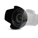 58mm Reversible Petal Flower Lens Hood For Canon Nikon Olympus_Camera E4U6