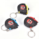 Retractable Ruler Tape Measure Key Chain Mini Pocket Size Metric 1m GNES