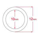 Carp Fishing Tackle Rubber O Rings Black For Fishing Bite Alarms, Rod Pods, Y5H3