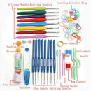 16 sizes Crochet hooks Needles Stitches knitting Tools Craft Case crochet set