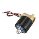 1/4" DC12V BRASS SOLENOID VALVE WATER GAS NC -5 ~ 100C NEW