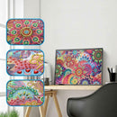5D DIY Special Shape Diamond Painting Fantasy Flower Cross Stitch Embroider