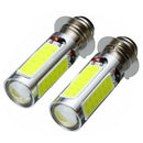 1X white cOB LED motor bike/ATV headlight bulb fog light H6M PX15d P15D25-1  FT