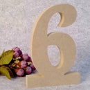 10pcs Rustic 1-10 Wood Table Numbers Tag Wedding Party Seats Numberic Signs