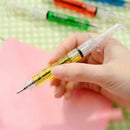1pcs Funny Syringe Ballpoint Pens Creative Ball Point Pen Stationery Random