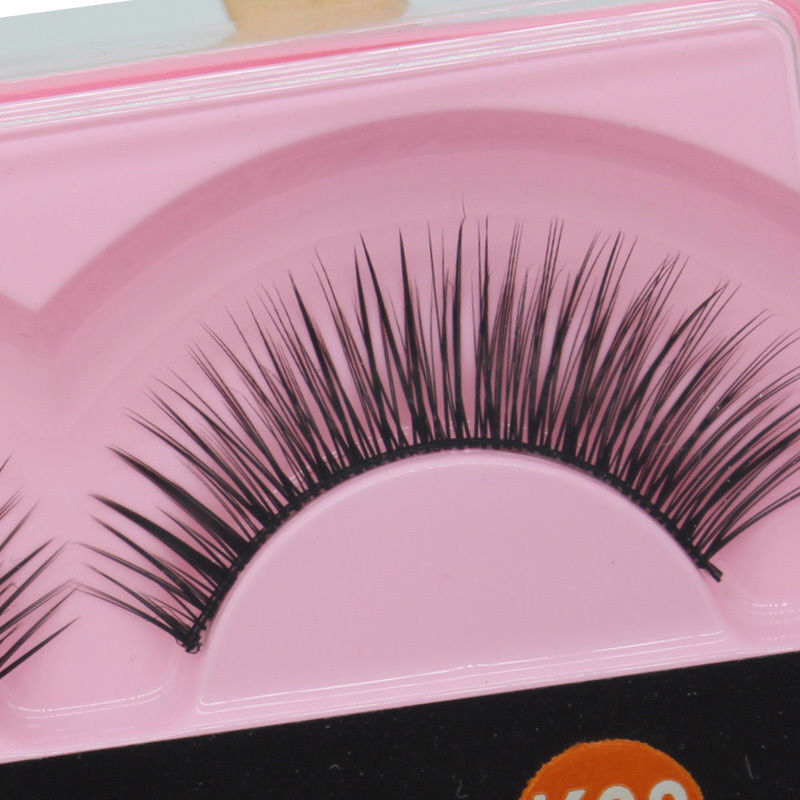 1Pair Natural Sparse Cross Eye Lashes Extension Makeup Long False-Eyelashes HOT