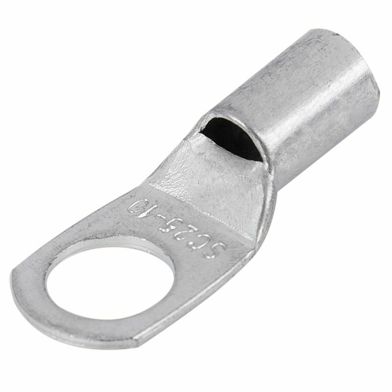 6 Copper Tube 25Mm X 10Mm Lug Battery Starter Cable Welding Crimp Terminal  G4Z5