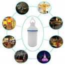 E27 Flame Effect LED Hanging Light Rechargeable Flickering Fire Decor Lamp