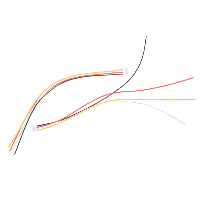 5Pcs Mini Micro JST 2.0mm PH 4-Pin Male Connector Plug Wires Cables 200m Kw