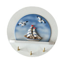 Home Furniture Wall Mounted Coat Rack Clothes Hat Key Hanger 3 Hook - Ship