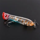1x 8cm 12g fishing lures hard baits artificial popper crankbait wobblers bait BX