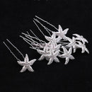 10 Pieces Glitter Crystal Headpiece U-shaped Bridal Lady Party Hair Jewelry