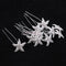10 Pieces Glitter Crystal Headpiece U-shaped Bridal Lady Party Hair Jewelry