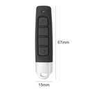 AK-1301 4 Button Copy 433MHZ Electric Garage Door Remote Control (Black)