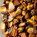 50g Natural Tumbled Tiger Eye Stone Bulk Gravel Flowerpot Specimen Craft Decor