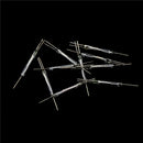 10Pcs Reed Glass Magnetic Switches N/O N/C SPDT 300VDC 10W 3X20mm FT