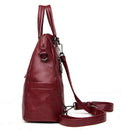 Women'S Backpack Washable Stitching Fashion Backpack Korean Tassel Shoulder